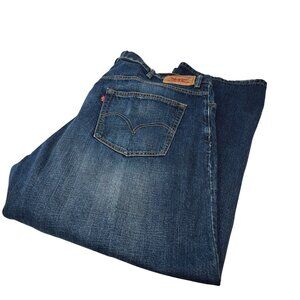 Levis 559 Relaxed Straight Blue Jeans Size‎ 46X30 Denim Wide Leg